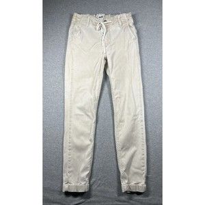 Paige Pants Womens 24 Tan Christy Drawstring Elastic Waist Stretch Twill